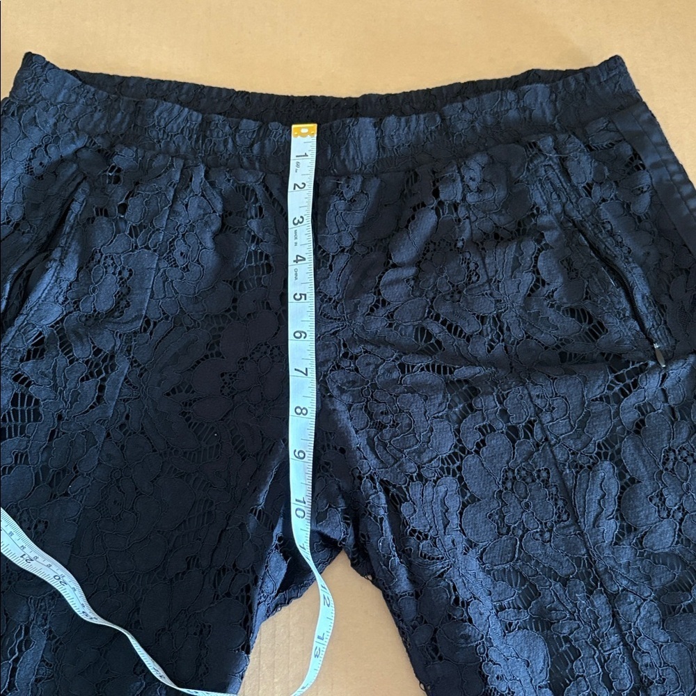 CHASER Black Lace Joggers size medium - Picture 5 of 10